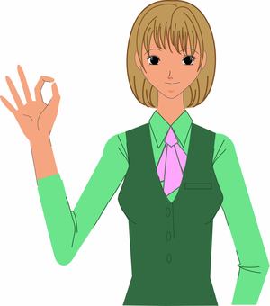 Uniform woman ④, , JPG, PNG and AI