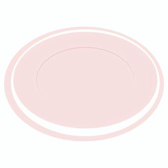 皿（赤色） 皿,食器,器,容器,赤色,イラスト,シンプル,単品,素材,生活のイラスト素材