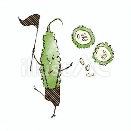 ゴーヤのイラスト