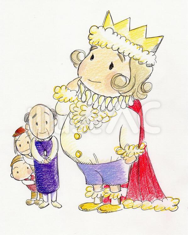 裸の王様 裸の王様,王様,おうさまのイラスト素材
