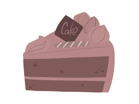 チョコレートケーキ 主線なし チョコレートケーキ 主線なし ケーキ,チョコレートケーキ,チョコ,クリーム,スイーツ,洋菓子,食べ物,主線なし,イラスト素材,広告のイラスト素材