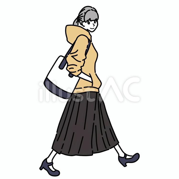 私服の女性イラスト No 無料イラストなら イラストac