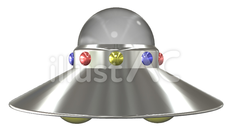 UFO ufo,ユーフォー,未確認飛行物体のイラスト素材