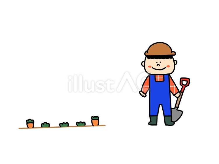 農家さん 農家さん,人参,農業のイラスト素材