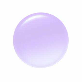 紫の丸のイラスト 球体,丸,バッジ,アイコン,ボタン,光沢,立体,3d,シンプルのイラスト素材