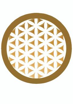 フラワーオブライフ フラワーオブライフ,シンボル,マーク,スピリチュアル,模様のイラスト素材