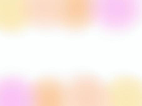 カラフルふわふわ背景 ふわふわ,カラフル,かわいい,ぼかし,背景,オレンジ,秋,春,やさしい,暖色のイラスト素材