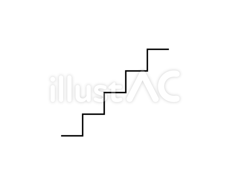 正方形階段アイコンC:黒 正方形階段アイコンC:黒 階段,アイコン,シンプルのイラスト素材