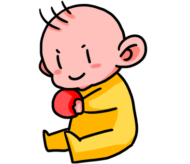 Baby with ball, baby, baby, ball, JPG and PNG