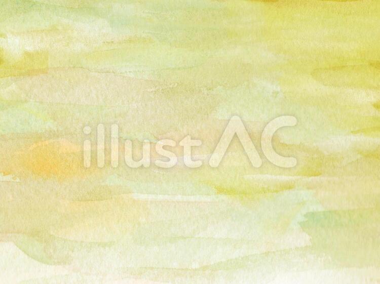 水彩画の背景B-イエロー系 水彩画,水彩,黄色のイラスト素材