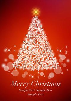 Christmas tree _ red _ background, , JPG, PNG and AI