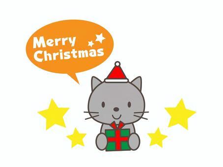 Christmas cat, , JPG, PNG and AI