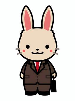 rabbit in suit, , JPG, PNG and AI