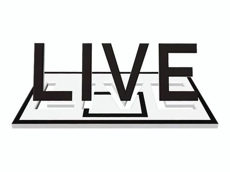 LIVE　バスケ　バックボードver live,文字,バスケ,ライブ,バスケットボール,バックボード,生放送,生中継,リアルタイムのイラスト素材