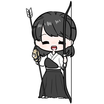 Illustration, archery, bow road, club activities, 