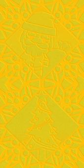 シームレスなモザイク　ｍ　Xmas　 金