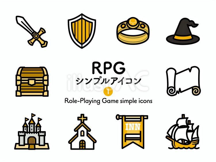 Free Vectors | S Icon RPG Game 1 2 Colors 235