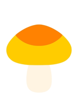 Illustration, mushroom, velvet, autumn, 