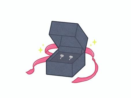 ジュエリー ジュエリー,アクセサリー,ピアス,イヤリング,宝石,ギフト,贈り物,ギフトボックス,リボン,プレゼントのイラスト素材