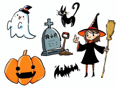 ハロウィン ハロウィン 秋,ハロウィン,かぼちゃのイラスト素材