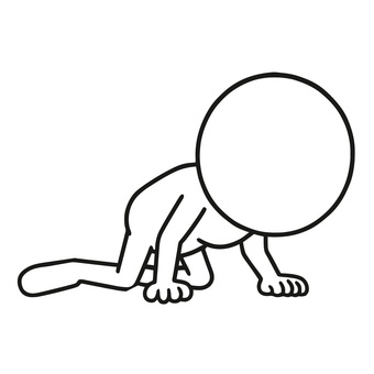 探し物をする人 探す,探し物,行動,動作,人間,焦り,注意,集中,観察,探索のイラスト素材