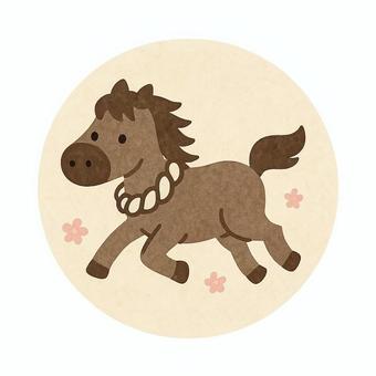 うま年賀イラスト１３