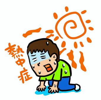 熱中症文字イラスト 無料イラストなら イラストac