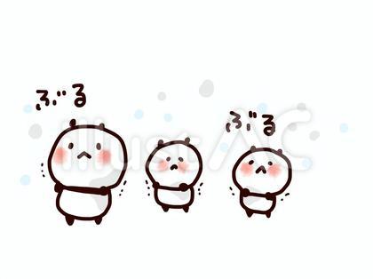 震えるパンダ