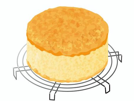 焼きたてのスポンジケーキ3 焼きたてのスポンジケーキ3 スポンジケーキ,焼きたて,お菓子作り,料理,食べ物,ケーキクーラーのイラスト素材