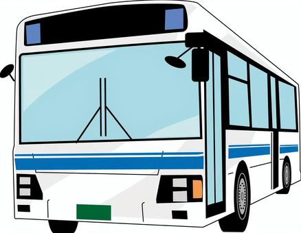 路線バス 路線バス,公共交通,ローカル,移動,車体,斜め,ライン,青のイラスト素材