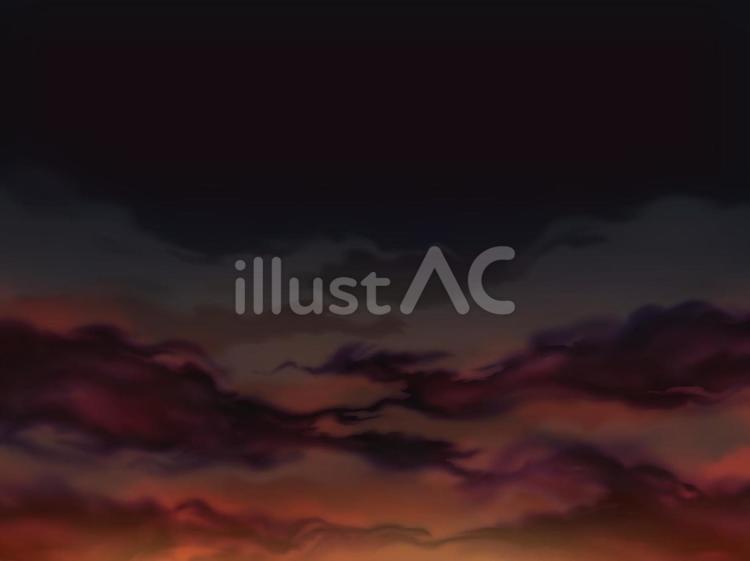 妖しき和の霧【2】影霧の声 浮世絵風,怪談,ダークのイラスト素材