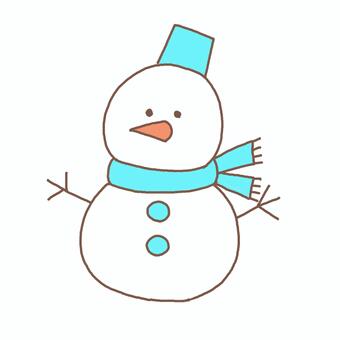 雪だるま 雪だるま,ゆきだるま,スノーマン,クリスマス,冬,雪,12月のイラスト素材