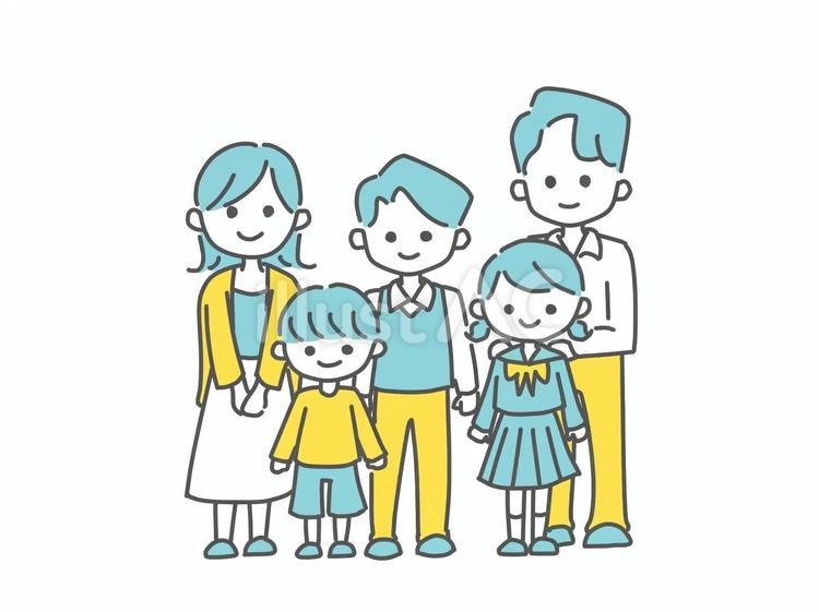 家族 家族,人物,お父さんのイラスト素材