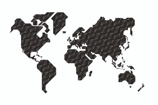 直線で簡略化した世界地図イラスト 世界地図,世界,マップ,地図,地理,シンプル,シャープ,グローバル,バックグラウンド,デザインのイラスト素材