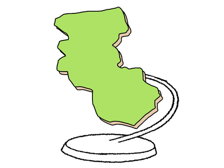 わかやま わかやま,地図,オブジェ,pop調,手描き,挿絵,ワンポイント,素材,商用可,無料のイラスト素材