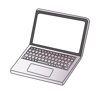 ノートパソコン（ピンク） ノートパソコン,パソコン,ノートpc,キーボード,モニター,タイピング,ネット検索,インターネット,ブラウザ,webのイラスト素材