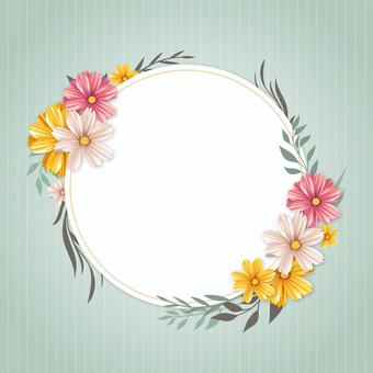 flower frame 064, flower, plant, frame, JPG, PNG and AI