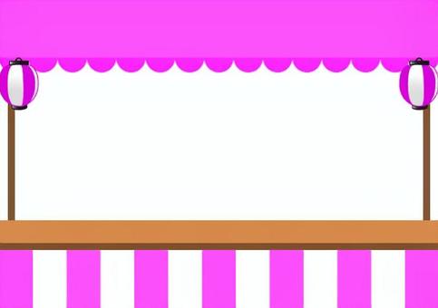 壁紙のピンクの祭りの屋台です。 壁紙,祭り,屋台,シンプル,縁日,露店,グルメ,メニュー,遊び,くじ引きのイラスト素材