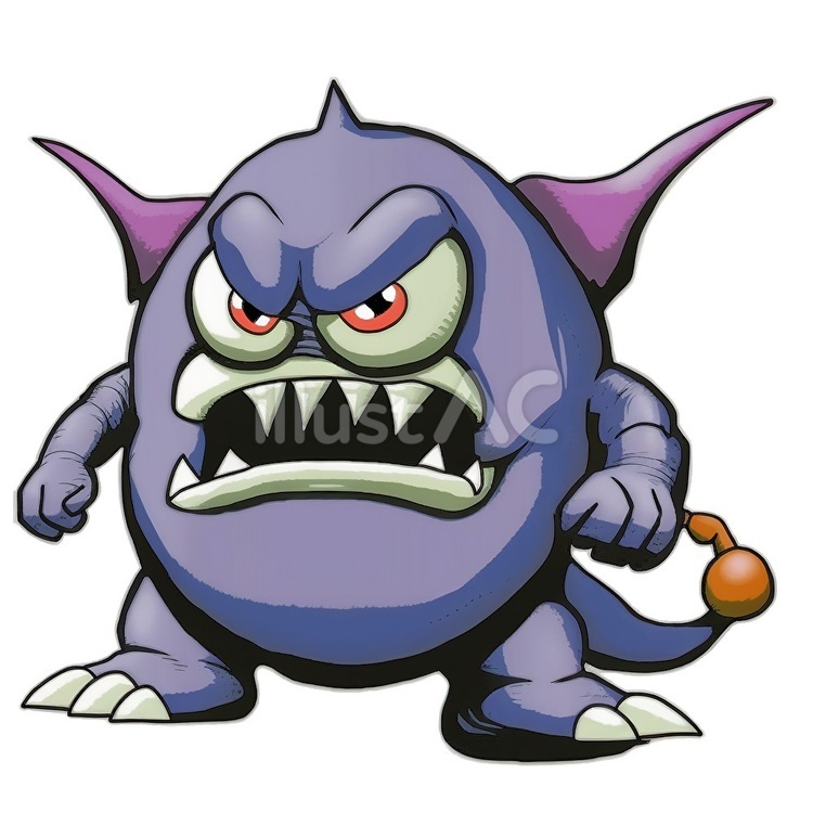 ゲームの敵キャラ モンスター,敵キャラ,強いのイラスト素材