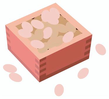 節分豆 節分,節分豆,かわいい,豆まき,和風,春,和,見出し,ロゴ,飾りのイラスト素材