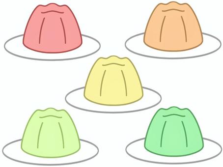 Illustration, food, dessert, jelly, 