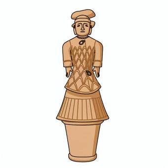 人物埴輪 武装する男子 人物埴輪 武装する男子 古墳時代,人物埴輪,武装する男子,埴輪,鎧,兜,武器,戦士,人形,歴史のイラスト素材