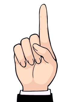 人差し指・手・指差し 手描き,手,ビジネス,アイコン,ワンポイント,ポイント,チェック,葬儀,学生服,学生のイラスト素材