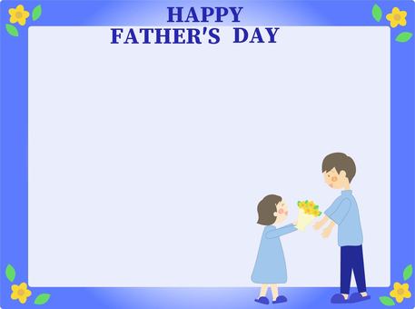 Father's day frame, , JPG, PNG and AI