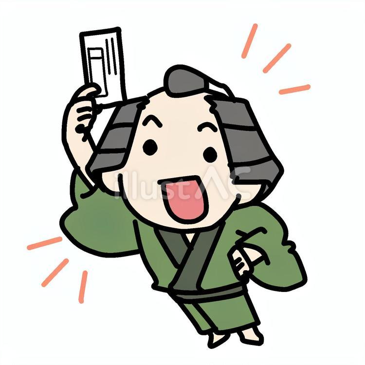 投票用紙と町民 町民,投票用紙,選挙のイラスト素材