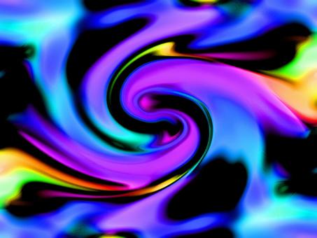 紫・青・黒のサイケな渦 サイケデリック,サイケ,マーブリング,マーブル柄,渦,うずまき,紫,青,黒,テクスチャのイラスト素材