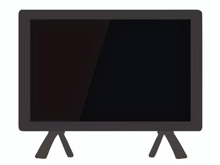 テレビ 主線なし テレビ,電化製品,液晶テレビ,主線なし,ゆるかわ,イラスト素材,広告,チラシ,cm,白背景のイラスト素材