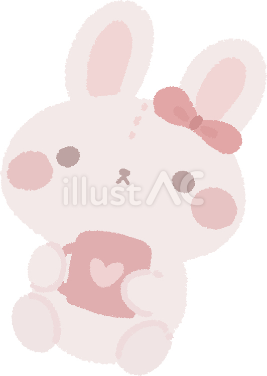 マグカップをもったうさぎ うさぎ,マグカップ,コップのイラスト素材