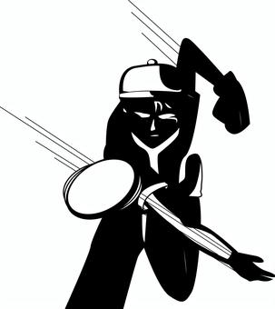 ピッチャーシルエット ピッチャー,投げる,野球,ボール,選手,エース,男子,プロ,シルエットのイラスト素材