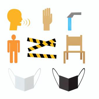 Illustration, conversation, talk, hand, JPG, PNG and AI